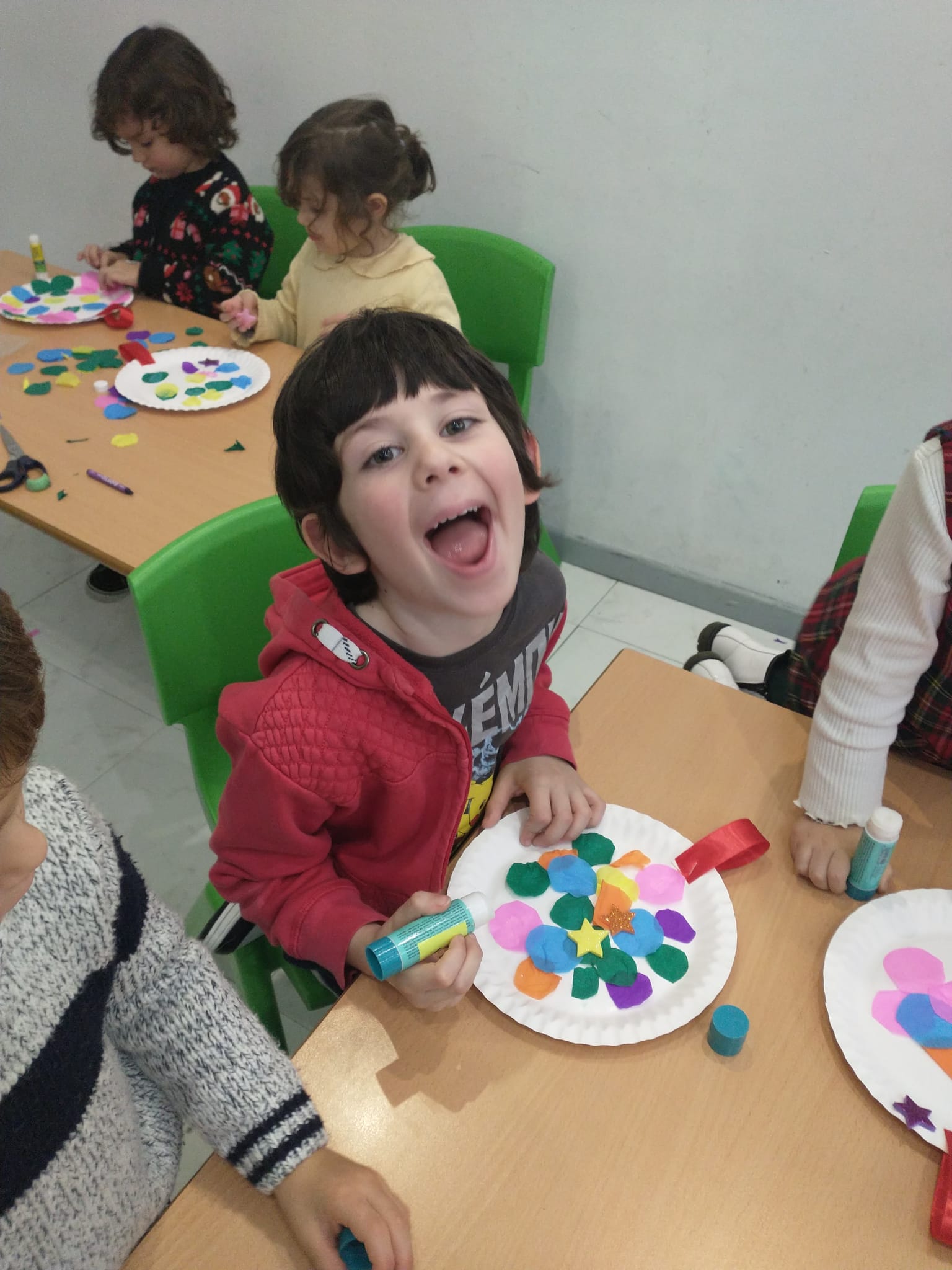 Welcome English Xmas bubles pinks1